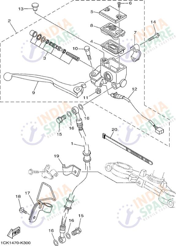 FRONT MASTER CYLINDER